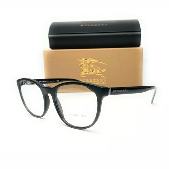 Burberry Men's Matte Black Eyeglasses! - Picture 1 of 3
